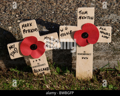 Kleine Erinnerung Cross, Großbritannien Stockfoto