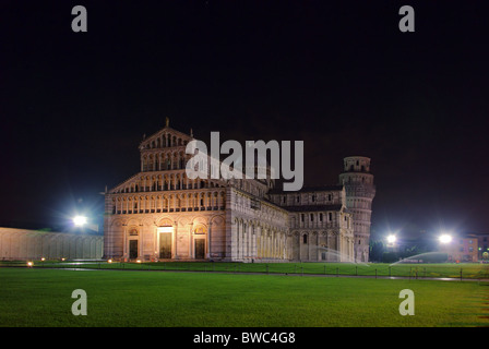 Pisa Kathedrale Nacht - Pisa Kathedrale Nacht 02 Stockfoto