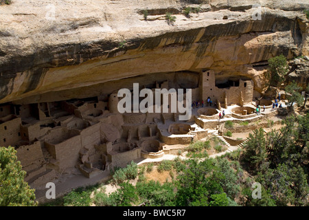 Mesa Verde Nationalpark befindet sich im Montezuma County, Colorado, USA. Stockfoto
