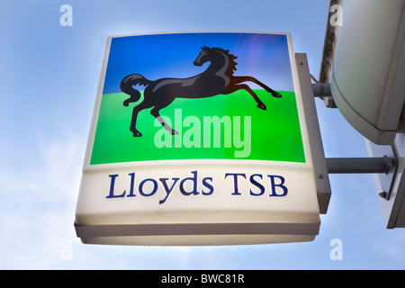 Lloyds TSB Zeichen Stockfoto