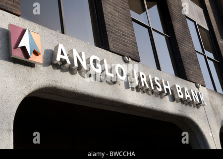 Anglo Irish Bank St.-Stephans grüne Norden, Dublin, Irland. Stockfoto