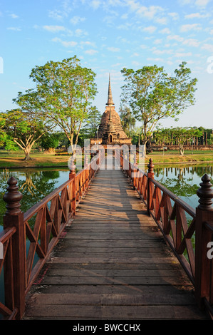 Wat Sa Si Sukhothai Stockfoto