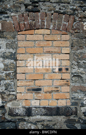 eine gemauerte, Fenster, uk Stockfoto