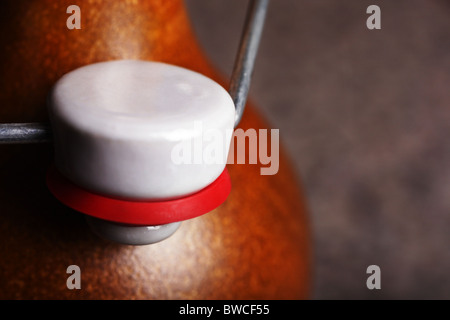 Topf-Bierflasche Stockfoto