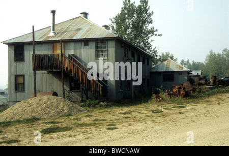 Die alte Chatanika Fairbanks Exploration Company Gold Camp auf dem Steese Highway, Alaska, USA Stockfoto
