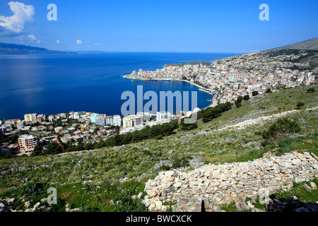 Saranda (Sarande), Albanien Stockfoto