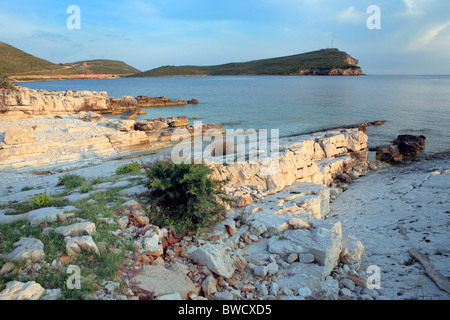 Porto Palermo Bucht, Kreis Vlora, Albanien Stockfoto