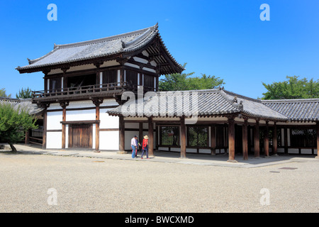 Kejo (Sutra Depository), 8 Jahrhundert Horyu-Ji, Ikaruga (in der Nähe von Nara), Japan Stockfoto