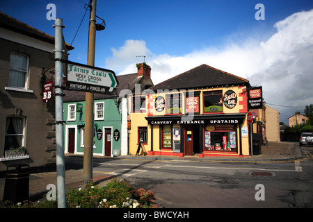 Alte Häuser, Cashel, Tipperary, Irland Stockfoto