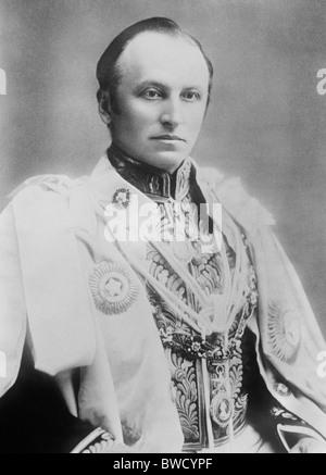 Vintage Porträt Foto 1900 von Lord Curzon (George Curzon, 1. Marquess Curzon of Kedleston) als Vizekönig von Indien (1899-1905). Stockfoto