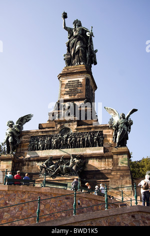 Niederwald Denkmal, Rüdesheim, Deutschland Stockfoto