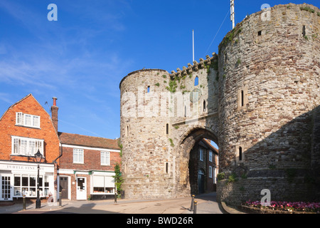 Landgate; Roggen; East Sussex; England, Großbritannien Stockfoto