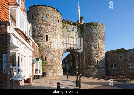 Landgate; Roggen; East Sussex; England, Großbritannien Stockfoto