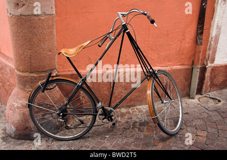 Oldtimer Fahrrad, Heidelberg, Deutschland Stockfoto