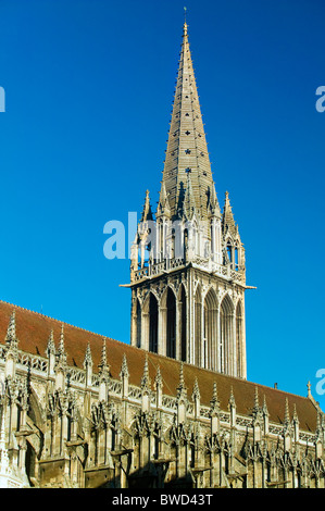 KIRCHE SAINT-PIERRE, CAEN, CALVADOS, FRANKREICH Stockfoto