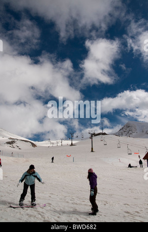 Parnassus (Parnassos) Ski-Zentrum. Kelaria Stockfoto