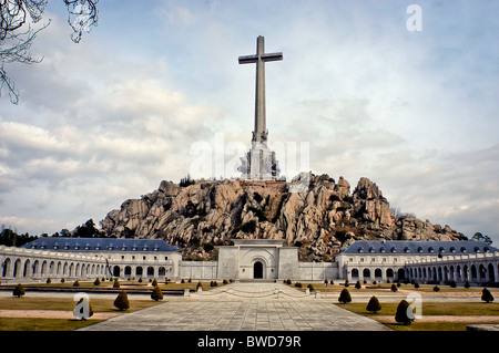 Valle de Los Caídos, San Lorenzo de El Escorial, Spanien Stockfoto