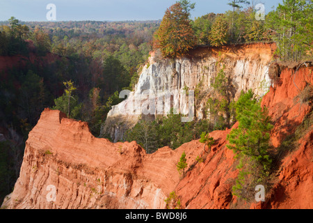 Providence Canyon im Herbst. Stockfoto