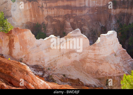 Providence Canyon im Herbst. Stockfoto