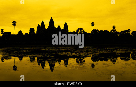 Ankor Wat, Foto bei Sonnenaufgang Stockfoto