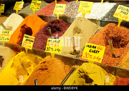 Viele Gewürze Stockfoto