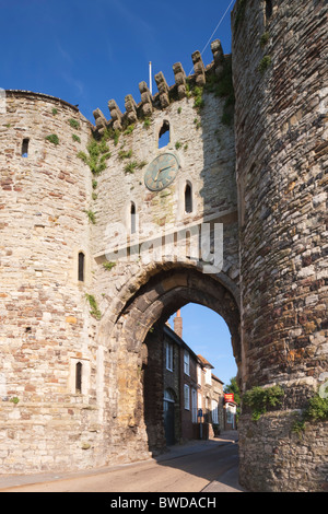 Landgate; Roggen; East Sussex; England, Großbritannien Stockfoto