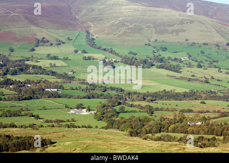 Edale in der Hoffnung Tal Derbyshire Peak District National Park, England Stockfoto