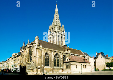 KIRCHE SAINT-PIERRE, CAEN, CALVADOS, FRANKREICH Stockfoto