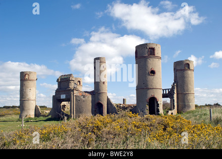 Camaret Luxusboutiquen de Crozon Ruinen saint-Pol Roux Stockfoto