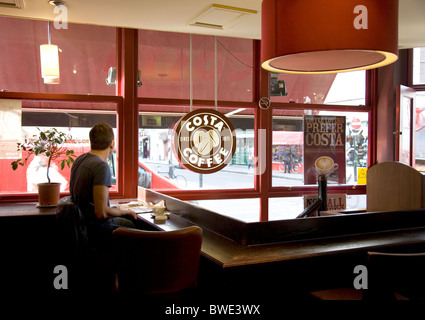 Costa Coffee - Compton Street - London Stockfoto
