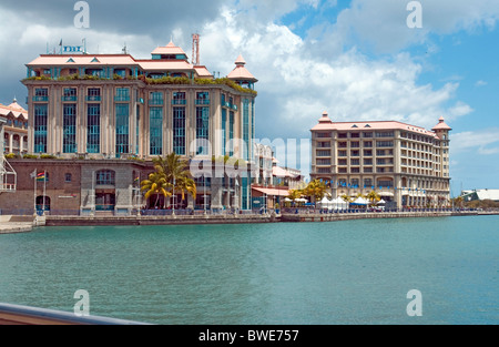 Le Caudan Waterfront shopping und Freizeit-Zentrum in Port Louis, Mauritius Stockfoto