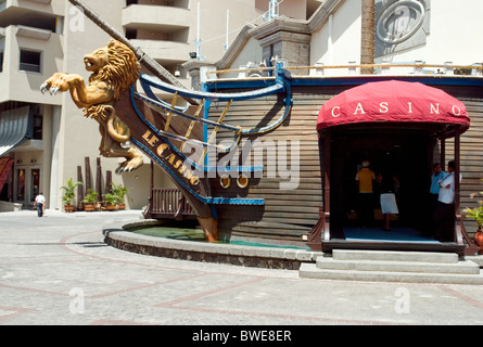 Das Casino in Le Caudan Waterfront shopping und Freizeit-Center in Port Louis, Mauritius Stockfoto