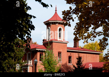 Villa im italienischen Stil in Rochester, New York USA. Stockfoto