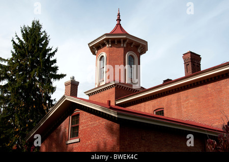 Villa im italienischen Stil in Rochester, New York USA. Stockfoto