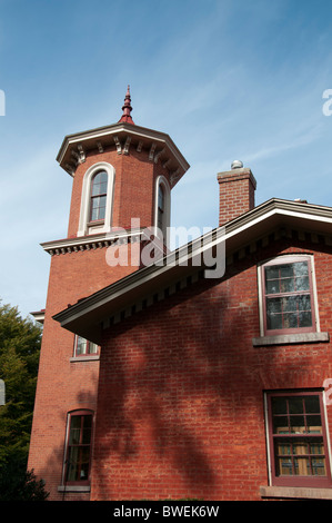 Villa im italienischen Stil in Rochester, New York USA. Stockfoto