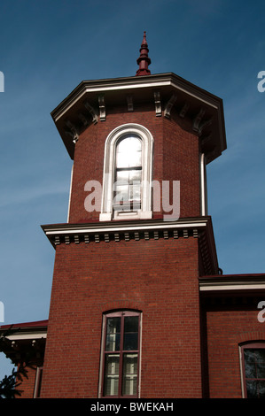 Villa im italienischen Stil in Rochester, New York USA. Stockfoto