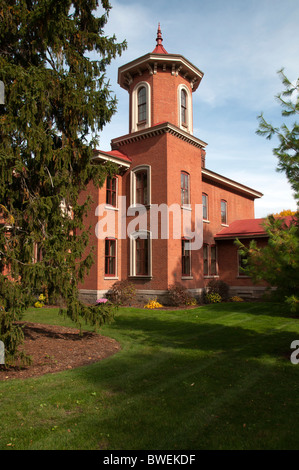 Villa im italienischen Stil in Rochester, New York USA. Stockfoto