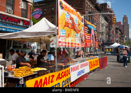 "Teufel's Küche" 9th Avenue internationales Food Festival. Stockfoto