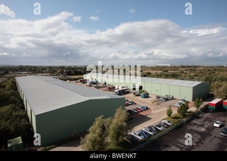 Mereside Park Industrial Estate Stockfoto