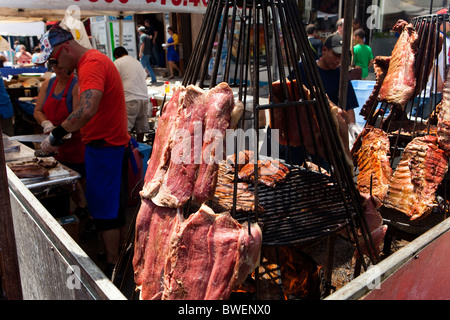 "Teufel's Küche" 9th Avenue internationales Food Festival. Stockfoto