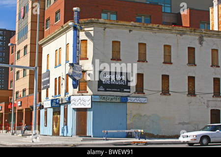 King Eddy Hotel in der Innenstadt von Calgary, Alberta, Kanada Stockfoto