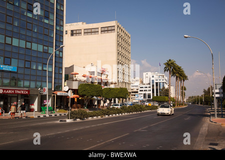 Spyrou Araouzou, Küstenstraße von Limassol, Zypern. Stockfoto