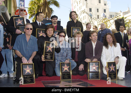 Reise Stern auf dem Hollywood Walk of Fame Stockfoto