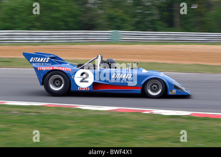 Leo Voyazides fahren ein Lola T280 an Marken Luke Masters historische Festival 2010 Stockfoto