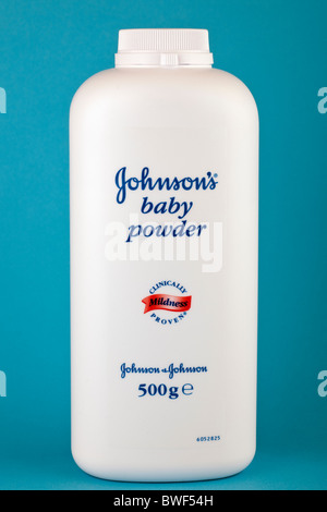 500g Behälter von Johnson &amp; Johnson Johnson Babypuder Stockfoto