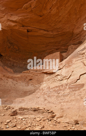 Rund 800 Jahre alte Ruinen der Indianer, Mystery Valley, Arizona, USA Stockfoto