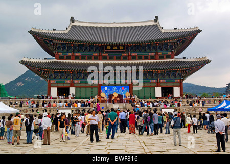 Geunjeongjeon, Seoul, Südkorea Stockfoto