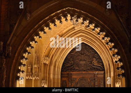 Kathedrale von St. Johns der Täufer bei Nacht, Breslau, Niederschlesien, Polen. Stockfoto