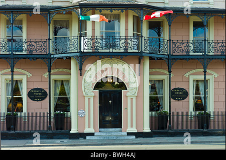 Elegante georgianische Hotel Front von Perryville House Hotel, Kinsale, County Cork, Irland Stockfoto