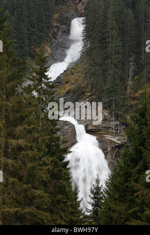 Wasserfälle Krimmler Wasserfaelle, Nationalpark Nationalpark Hohe Tauern, Krimmler, Pinzgau, äh Land Grafschaft, Österreich, Europa Stockfoto